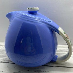 Vintage Halls Superior Quality Kitchenware Pert Sani-Grid Teapot Rose Parade 40s